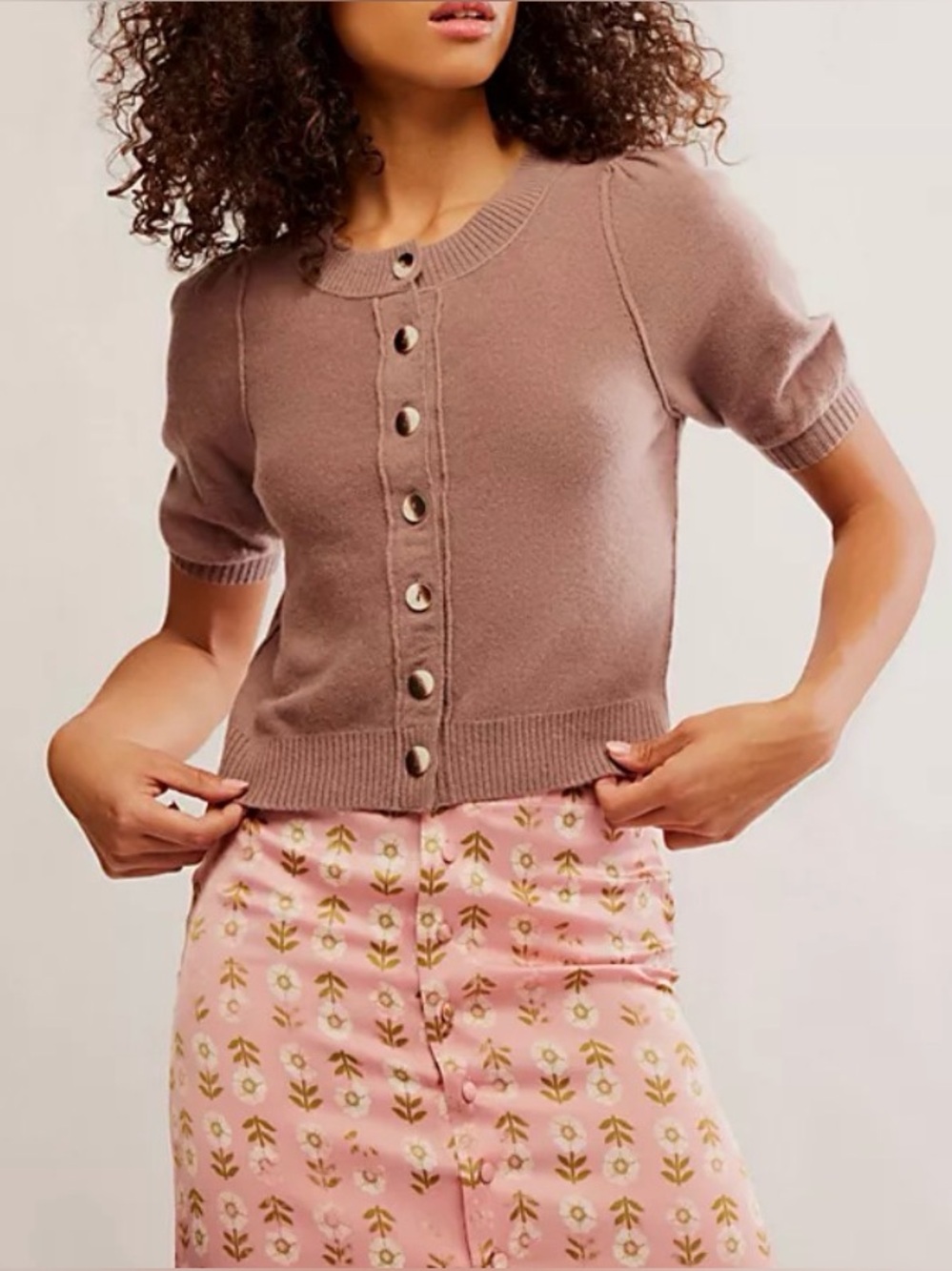 Free People Isla Solid Cardi